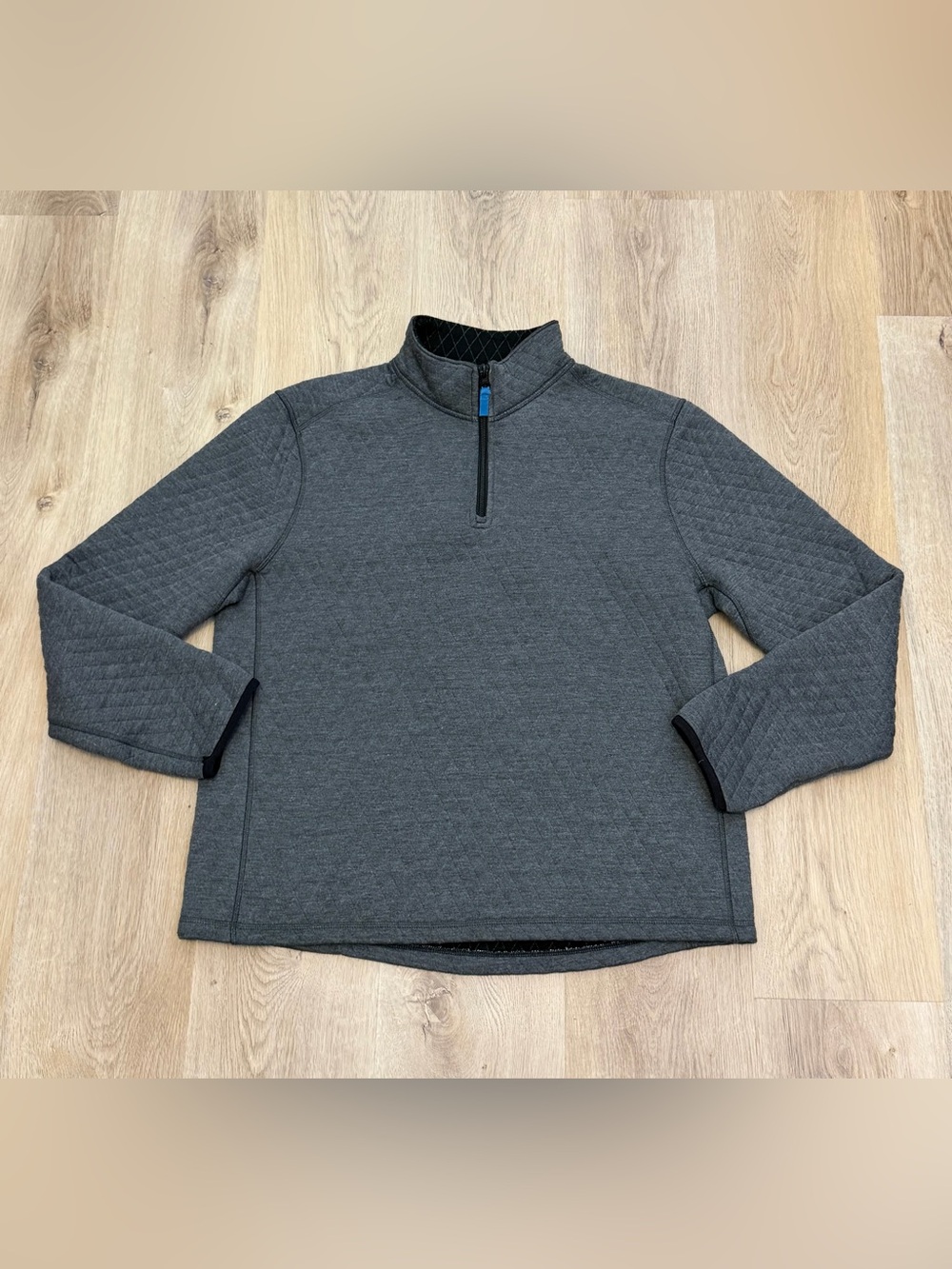 J. Crew Authentic Fleece Quilted Pullover